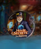 House Secrets Railway Man Pinback-Button